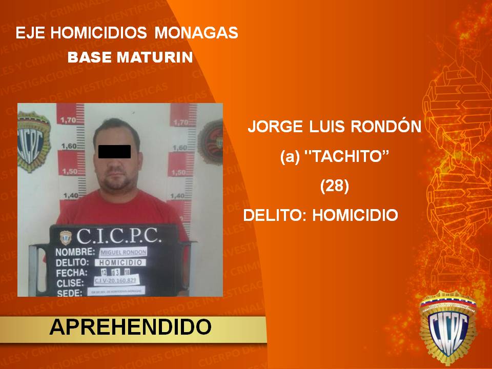 Aprehendimos a un sujeto de alta peligrosidad apodado "El Tachito", involucrado en varios Homicidios en el Municipio Libertador y Barrancas del Edo. Monagas. #SemanaSantaSegura2018 <a href="/DouglasRicoVzla/">Douglas Rico</a>  <a href="/PRENSACICPC/">PRENSA CICPC</a>  <a href="/CICPCPREVENCION/">PREVENCIÓN INTEGRAL DEL DELITO CICPC</a>
