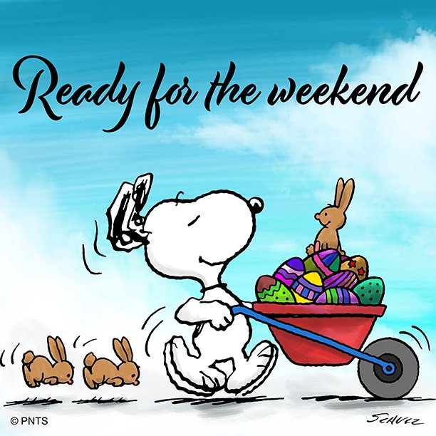 PEANUTS on Twitter: "Ready for the weekend!…