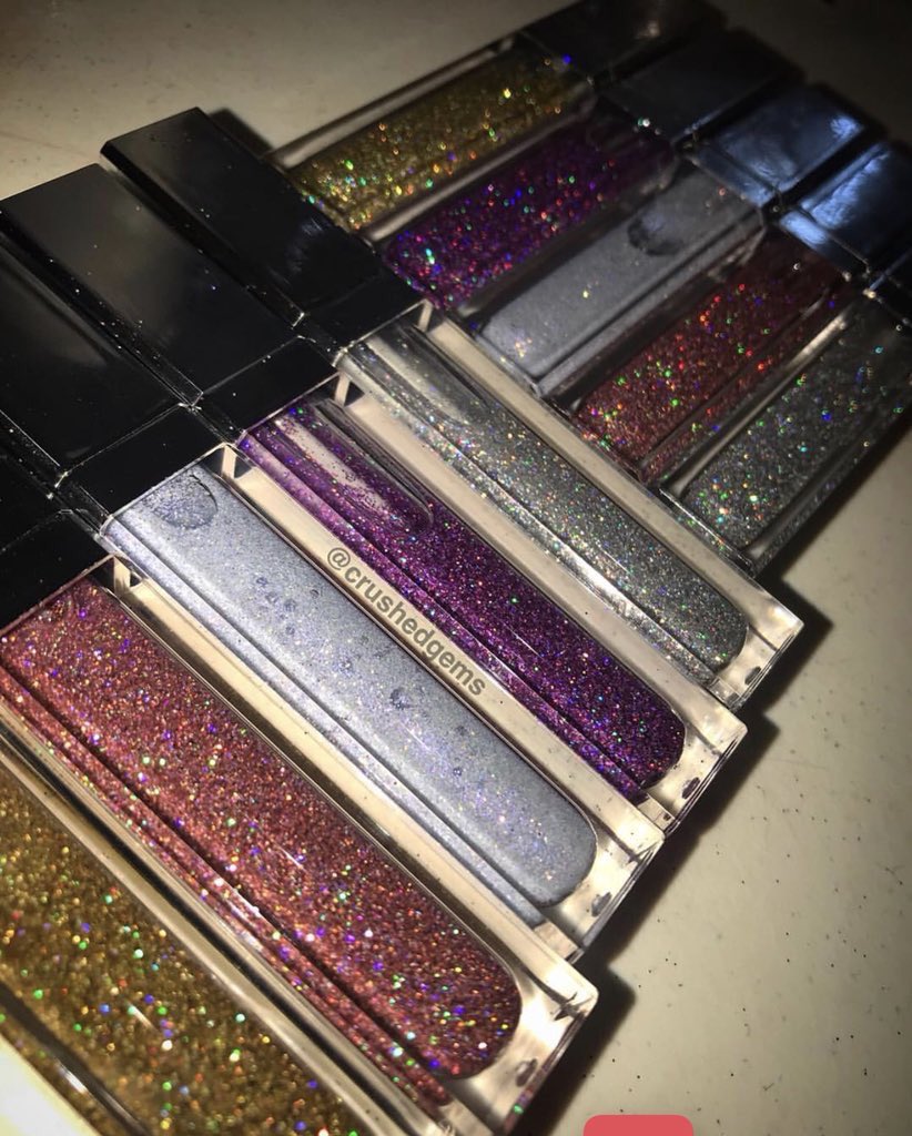 RT TO WIN: Glitter gloss set by @crushedgems must be following both of us.