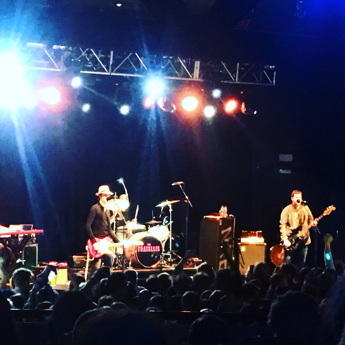 Not a bad start to an early weekend! Fratellis Lastnight at the O2 ❤️🎵🎤 #livemusic #O2music