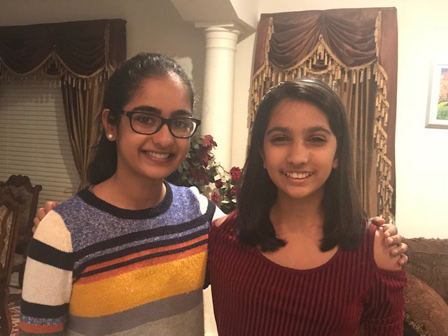 MetroMaria1972's tweet photo. These two angels from @BenitoJaguars, who have served with us many times in the past, dropped off 100 Easter Cards for our children to open on Sunday! They took time after school to write encouraging cards complete with a little treat inside. Thank you, Medha and Saanvi! #BeHope https://t.co/ZosmHM0ROT