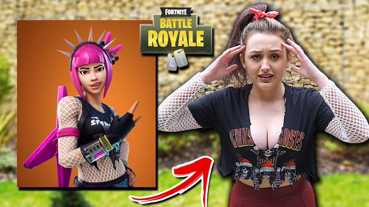 kiera on Twitter: "I Dressed Like FORTNITE SKINS in Real ...