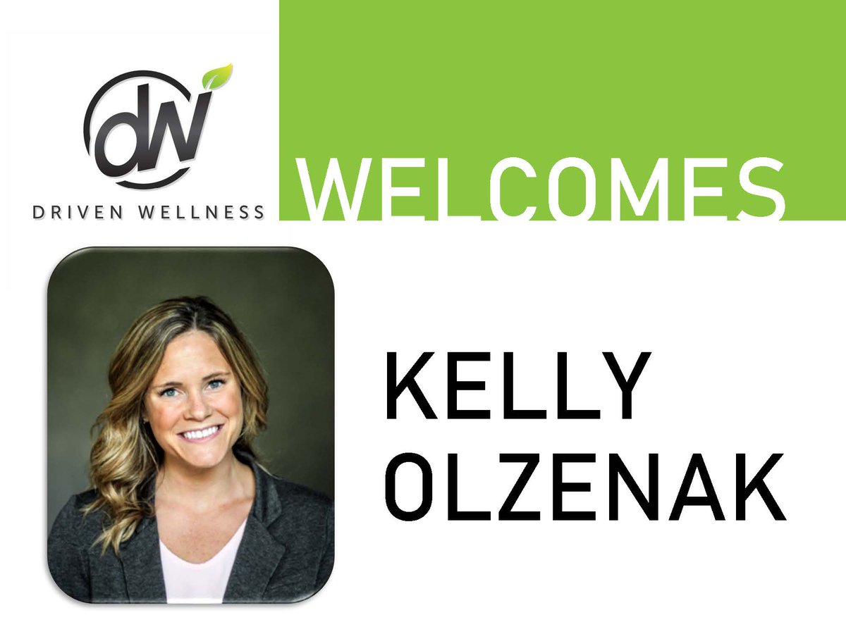 DrivenWellness's tweet photo. Our @DrivenWellness Team is growing. Welcome Kelly! We're excited to have you. https://t.co/qK1ITyM4xx