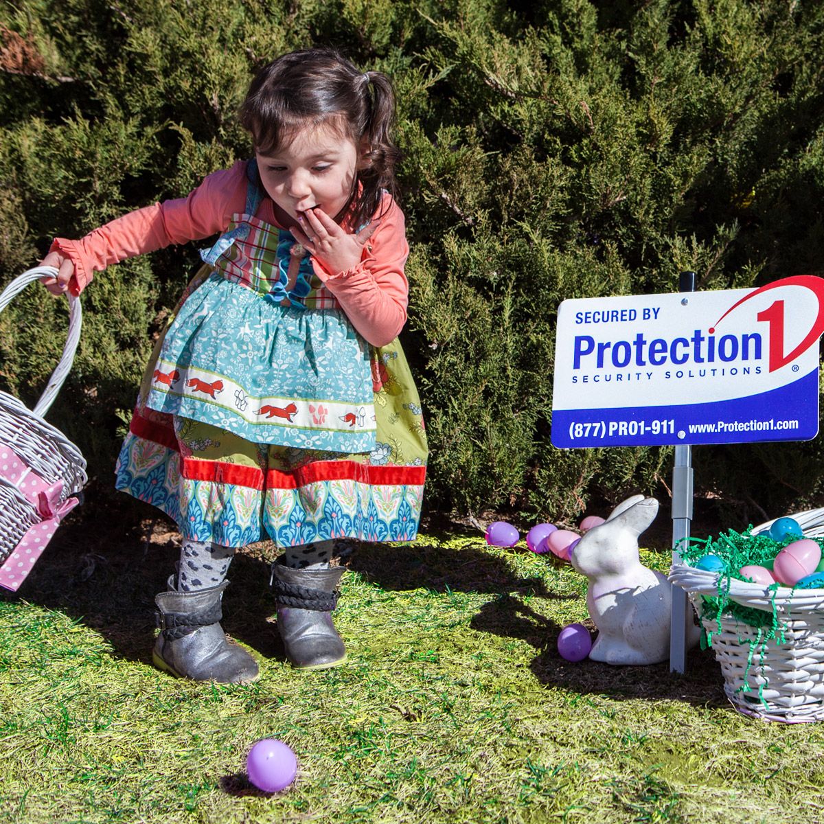 ProtectionOne's tweet image. When you hunt for Easter eggs, you find more than just goodies: you find memories to last a lifetime.