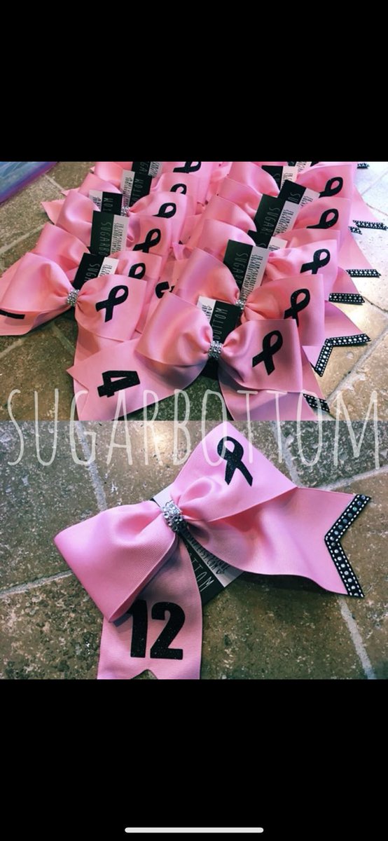 SHGSoftball's tweet photo. IT’S BOW TIME!! Another huge s/o to Sugarbottom Boutique for the amazing pink bows for #YOTIME! You can also buy stickers too! Please visit their shop to place your order for custom items! 💓⚾️🎗 https://t.co/FoVxP0QERl