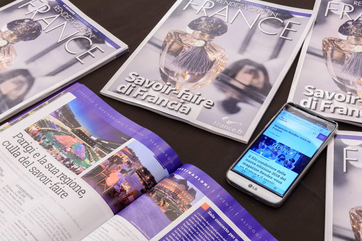 ValeCodazzi's tweet image. Puntuale come il Festival di Sanremo o la gita fuori porta a Pasquetta anche quest'anno è arrivato il #magazine Rendez-vous en France, fonte di ansie e preoccupazioni ma anche tante belle emozioni ❤ Correte a sfogliarlo: ow.ly/OtPq30j9B4n #FranceFR #RDVF18
