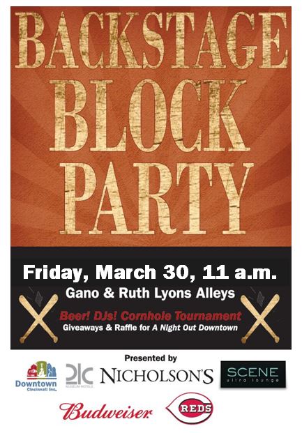 21cCincinnati's tweet photo. The skies are clearing &amp; we've got a party going on!! #21cCincinnati #Metropole @DowntownCincy &amp; @Nicholsons &amp; @SCENEultra are partying at Lyons &amp; Gano Alleys until 7pm.  Learn more &amp; invite friends https://t.co/7EZSY507Cj #familyfriendly #Cornhole #Giveaways #Trivia https://t.co/PafOYJomrV