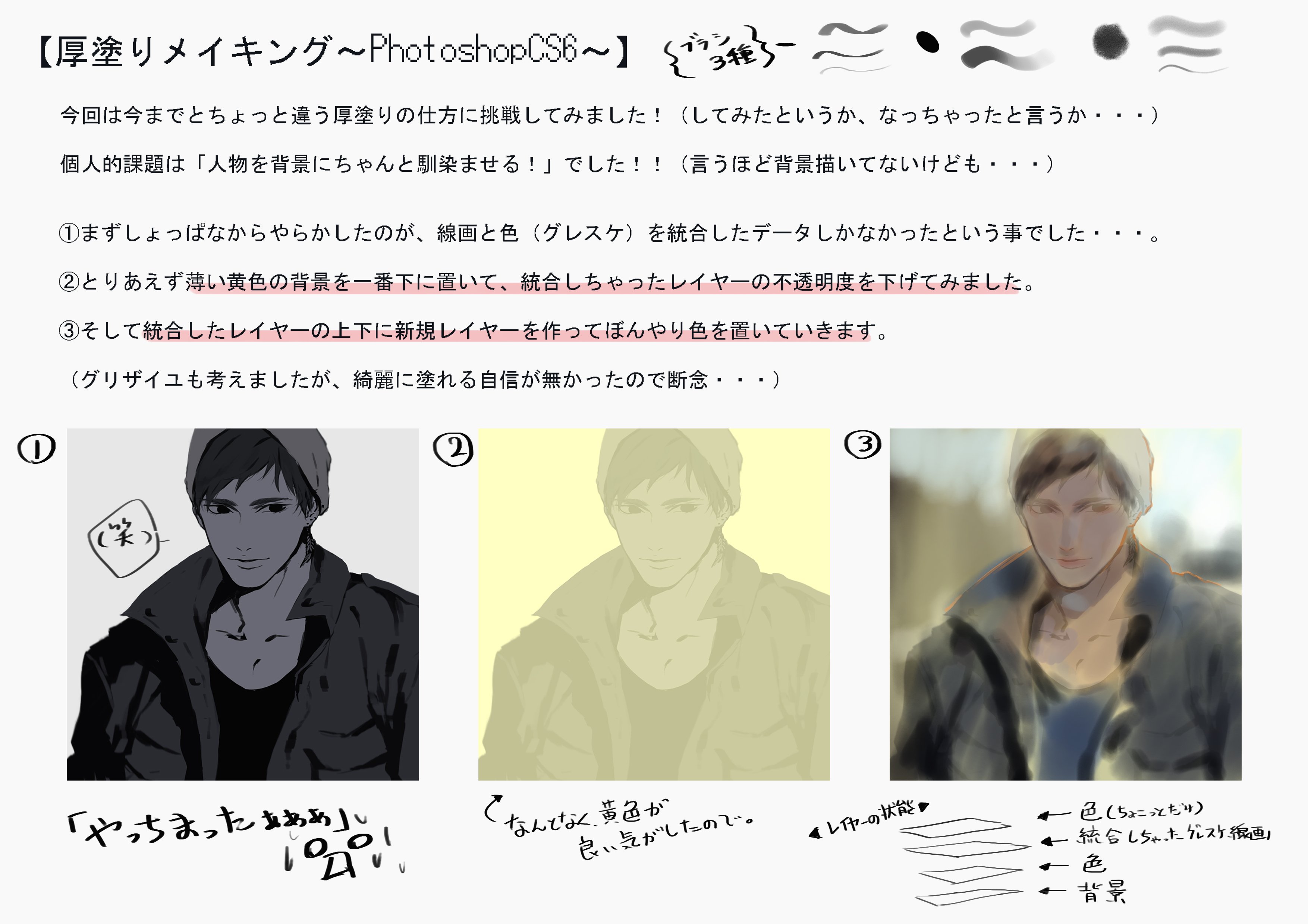 柴寅 Shibatora 前回描いた絵で厚塗りメモを作ってみました レイアウトなんてなかった 以前upしたメイキングの最初の塗り分けの工程を省いた場合のものになるのかな T Co Pldh2jdbh8 Twitter