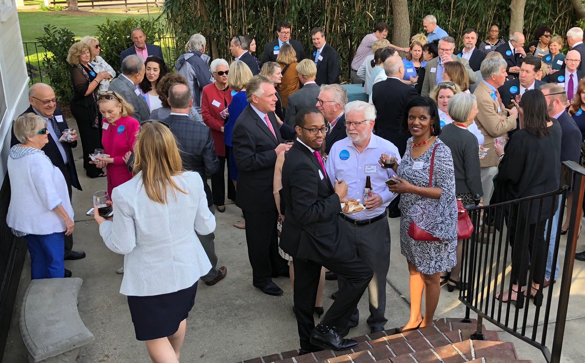 TerryMcAuliffe's tweet photo. Honored to keynote event for our next Hampton city councilwoman Eleanor Weston Brown. 150 showed up and thanks to our great host Molly Ward. https://t.co/Mr9u77E8fp