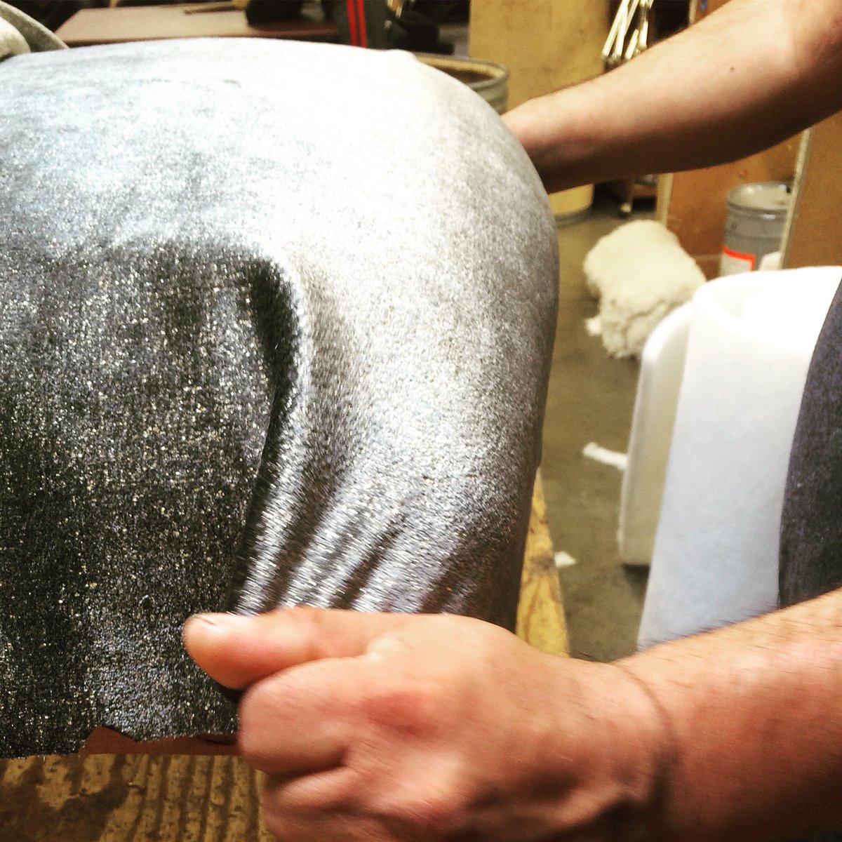 KayChesterfield's tweet photo. "Every piece of furniture requires imagination. It's like putting a puzzle back together." - F. 
#furniture #reupholstery #repair #oakland #handcrafted https://t.co/m0tP0KVvE6