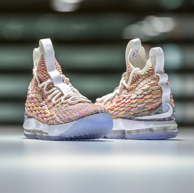 lebron 15 fruity pebbles footlocker