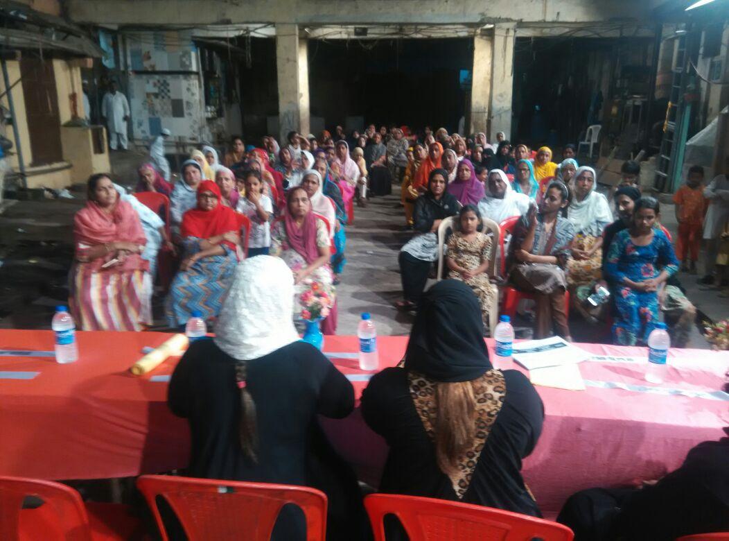 pathan_sumaya's tweet photo. All women's
Mothers & Sisters meet at #Byculla to participate in tommorrow #SaveSharia Protest on 31st March 2018 at Azad Maidan CST #Mumbai organised by @AIMPLB_Official @warispathan @asadowaisi @GulnaazWard92 @AIMIM_faraaz @gallinews @AimimFansClub https://t.co/ULqz2jE8Wn