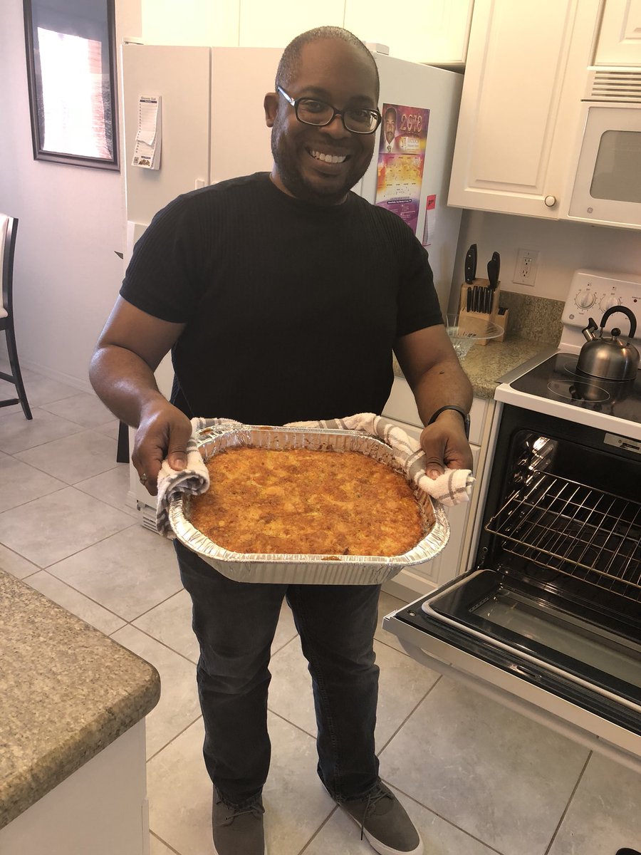 LetsTalkMotU's tweet photo. #SpringBrakk | A #GoodFriday parting gift for the in-laws as the wife & I prepare to leave #Florida nearing #springbreak’s end: Baked Macaroni & Cheese! It’s a specialty of mine. #Brakk approves. #Miami #ftlauderdale #actionfigureineshot #thetrifecta #easter #dinner #naohm #motu https://t.co/KWUzxY9xLt