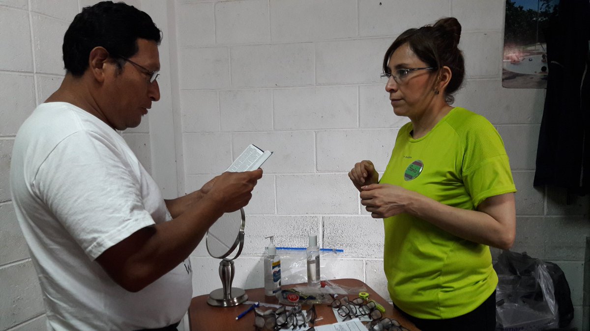 Mi satisfacción más grande es es ver la alegría de las y los zaragocenses. 

Hoy termina una jornda de cinco días en los se han atendido a más de 1079 personas en una mega campaña de salud visual. <a href="/FMLNoficial/">FMLN Oficial</a>

Gracias a His Servance Ministries.