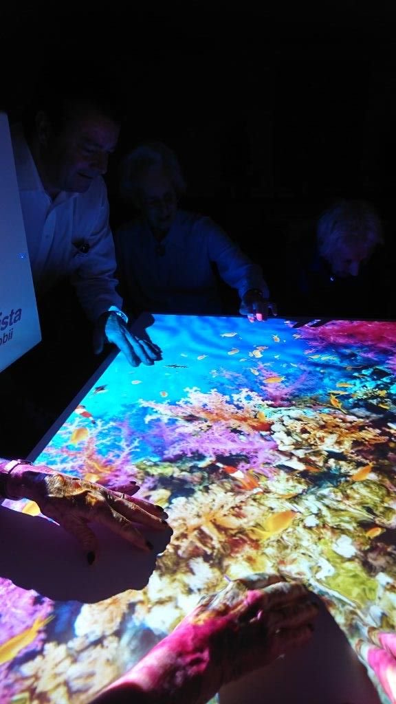 bandmcare's tweet image. As part of a weekly workshop that looks at how &apos;New Technology&apos; can create meaningful engagement, last week saw @OMinteractive1 introduce the &apos;omiVista Mobii&apos; to Tremona in #Watford: a motion-activated projection system designed to stimulate, engage &amp;amp; relax #MagicTable