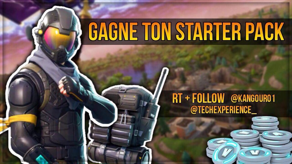 KangouRo1's tweet photo. 🔥#CONCOURS #Fortnite 🎮

🚨Gagne ton STARTER PACK FORTNITE🚨

1️⃣ #Follow @TechExperience_ &amp; @KangouRo1 

2️⃣ #RT le post  

3️⃣ Mentionne un(e) ami(e) pour avoir plus de chance !

🍀 Tirage le 31 mars à 21H🍀 https://t.co/5ppIdyREmR