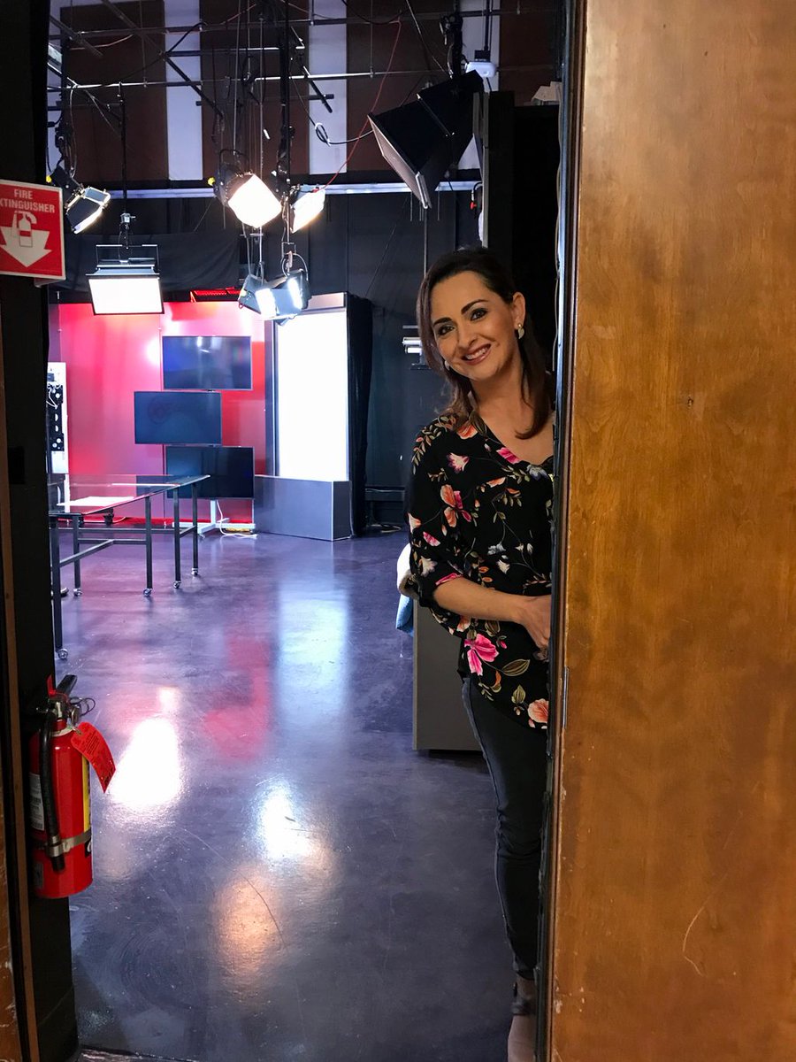 AZ360show's tweet photo. @lorrainerivera giving a sneak peak of #Arizona360 new studio! Watch live on the @azpm Facebook page at 10:30 https://t.co/XKFjOkvfnD