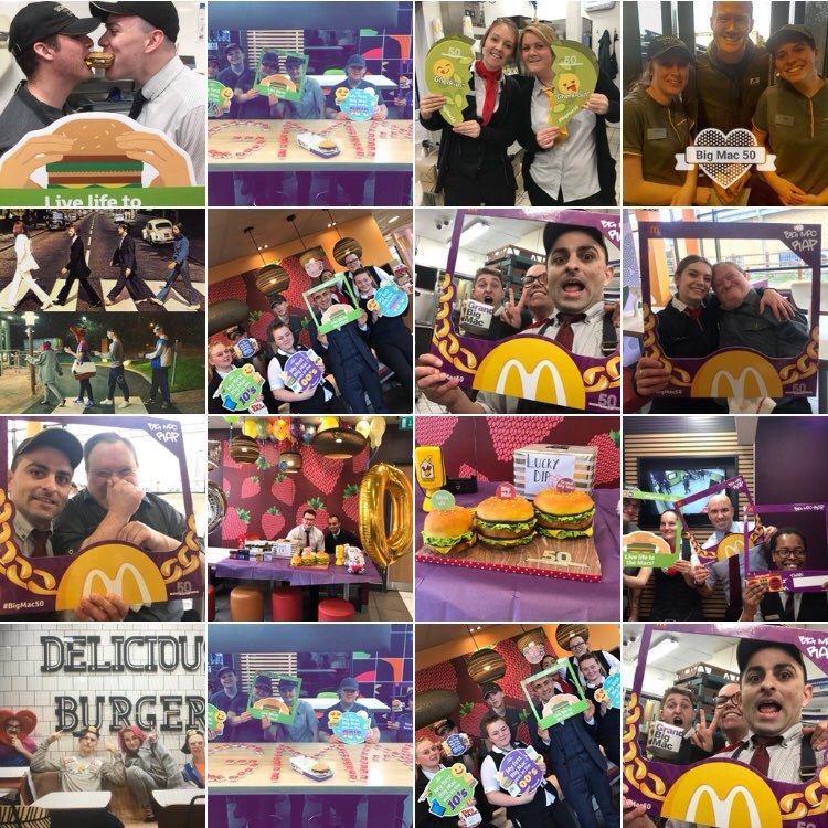 mcdonalds_I_A's tweet photo. Out of the hundreds of entries into our group’s internal #BigMac50 competition - we’ve got to pick just 1 best photo and 1 best video to win half the £500 prize pot each!
#HowDoWeDecide #competition #itsSOdifficult https://t.co/EQvxLKUNbW