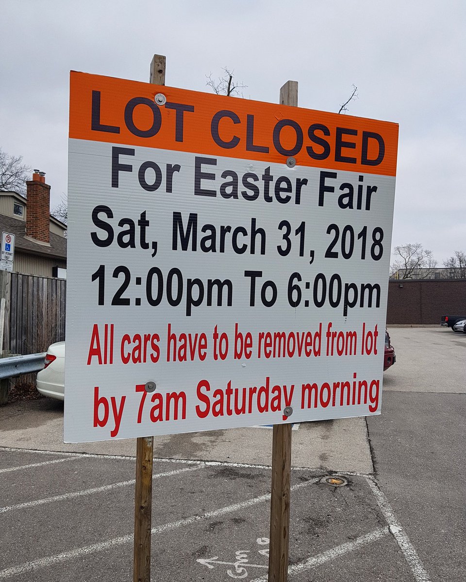 Portcreditbia's tweet photo. Beginning at 7am tomorrow Saturday, March 31st Elmwood Lot will be closed for the Port Credit Easter Fair.

Free family activities from Noon to 5 pm and the Golden Egg Hunt from Noon to 4:30 pm 🐰🐣 https://t.co/jWGteapV0j