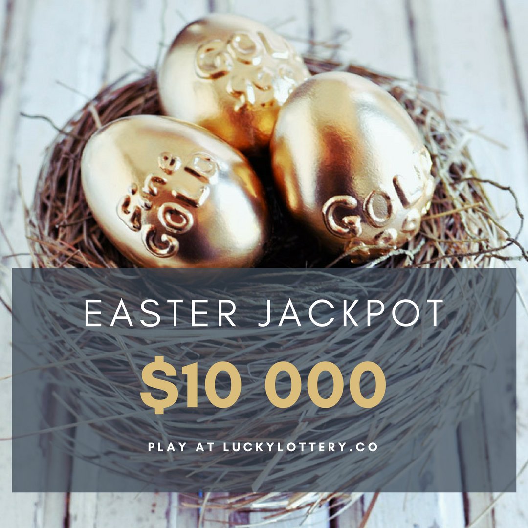 WinLuckyLottery's tweet photo. Happy Easter everyone๐ฐ๐ฐ๐ฐ!
#HappyEaster #EasterJackpot #EasterWin #LuckyLottery #EasterFun #LotteryTime #LotteryWinner https://t.co/h5k7exZnC1