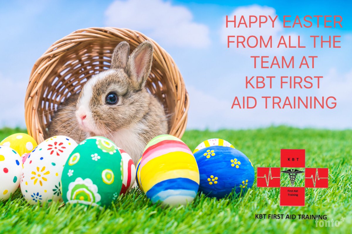 Happy Easter from all the team at KBT first aid training. Stay safe everyone #howtosavealife #kbtfirstaidtraining #EasterWeekend #EasterWeekend2018