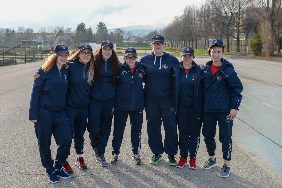 Seven Great Britain Women's players - Holly Cornford, Katherine Gale, <a href="/SophieHerbert17/">Sophie Herbert</a>, <a href="/ManthaBolwell/">Samantha Bolwell</a>, @BethScoon10, @jodiebloomxo
and <a href="/Abbie_culshaw/">Abbie</a> - were awarded their GB cap this evening at a special presentation outside the arena in Maribor.

bit.ly/2GGlNKk