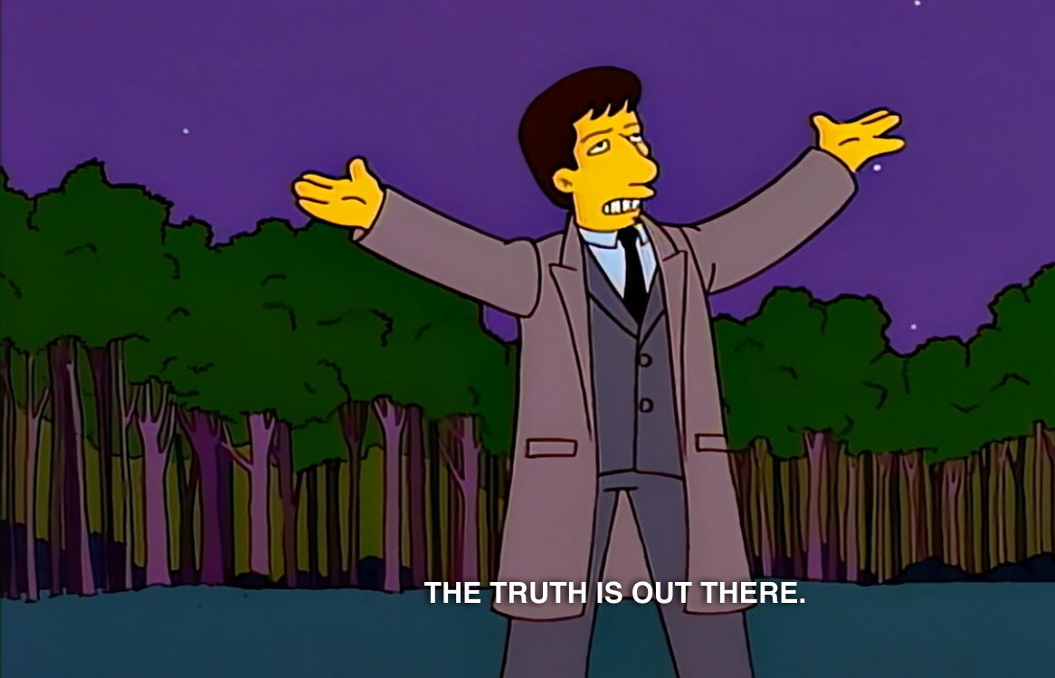 the x files ! on Twitter: "this is the best part of the simpsons/x files  crossover… "