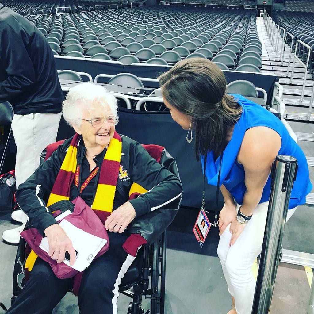 The real MVP, y’all. 

Story tonight at 10! #SisterJean @KVUE #FinalFourWeekend