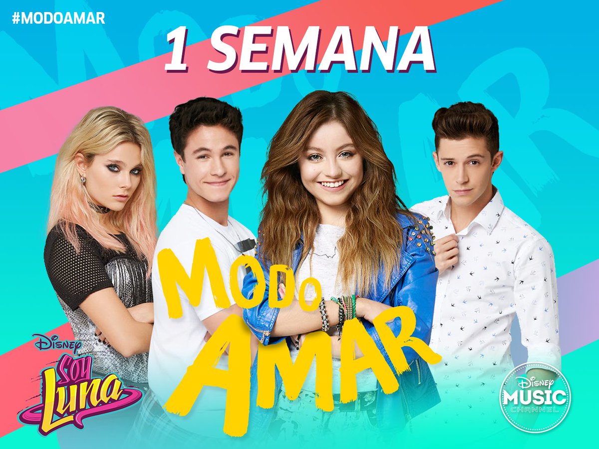 ¡En 1 semana cambiamos a #ModoAmar! Con el nuevo disco de #SoyLuna #SoyLuna3 😍📀🎧🎤
