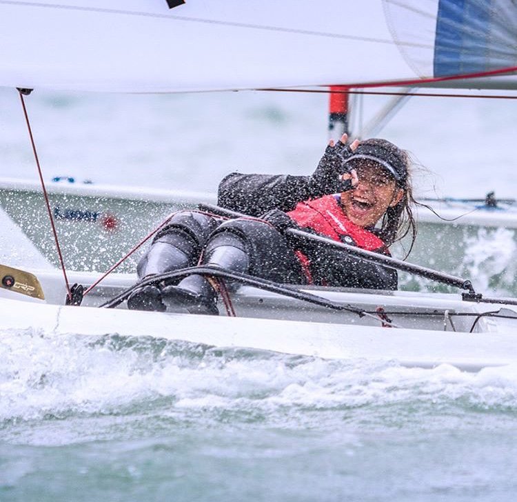 She’s got the #fridayfeeling 
Photo | <a href="/RoosterSpain/">Rooster</a> 
#lasersailing #ILCA #laserclass #sailmoreworkless