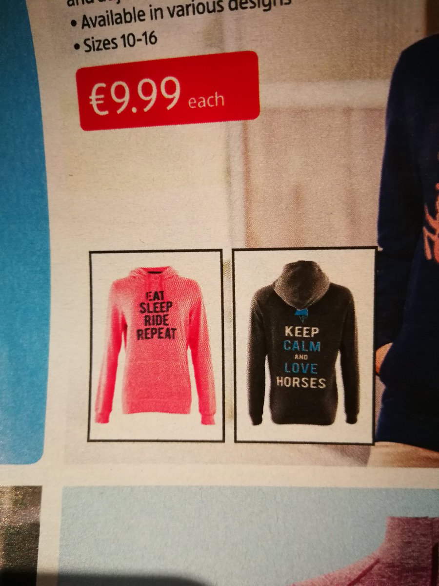 LauraCartan's tweet photo. Life goals by @Aldi_Ireland 😂 #EatSleepRide https://t.co/8j2xkSDh6e