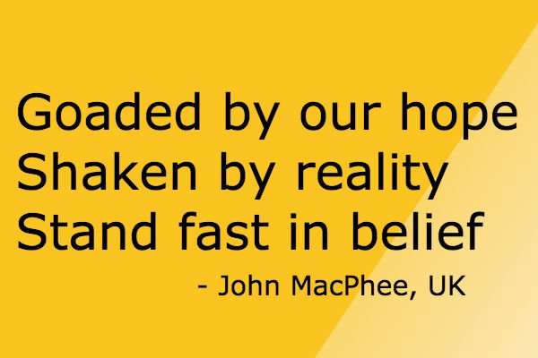 In honor of Parkinson's Awareness Month, we are hosting a Haiku Competition. John MacPhee from the UK shared this poem with us! Best poem will be featured in the final program at WPC 2019. Learn more here: ow.ly/AfMl30j7UqW #beatparkinsons #endparkinsons #wpc2019