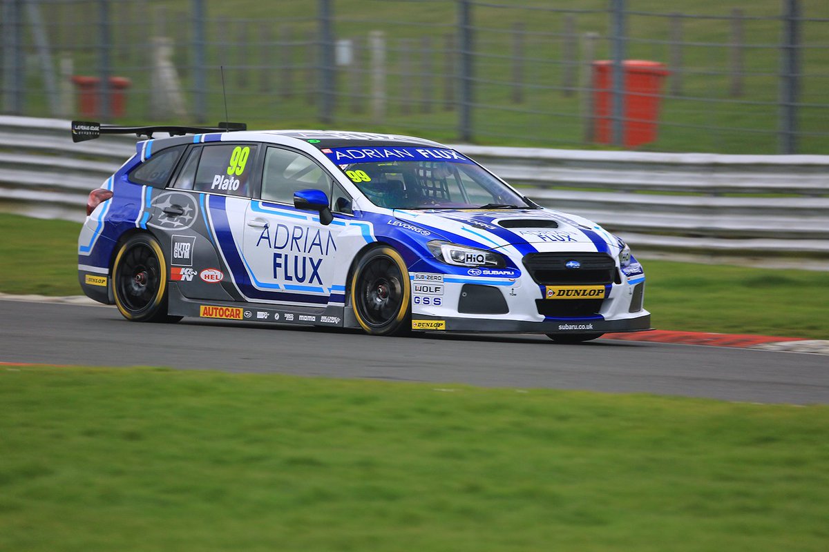 BES_Photography's tweet photo. @jasonplato  testing the Subaru @brands_hatch in preparation for the @DunlopBTCC season opener on April 7th &amp; 8th. @TeamBMRRacing , @adrianflux . #subaru https://t.co/1QwBZg6UNc