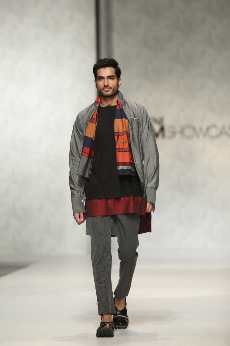 Famous Male Model Omer Shahzad walked on ramp today for Khaadi's #UrbanCanvas Collection #KhaadiChapter2