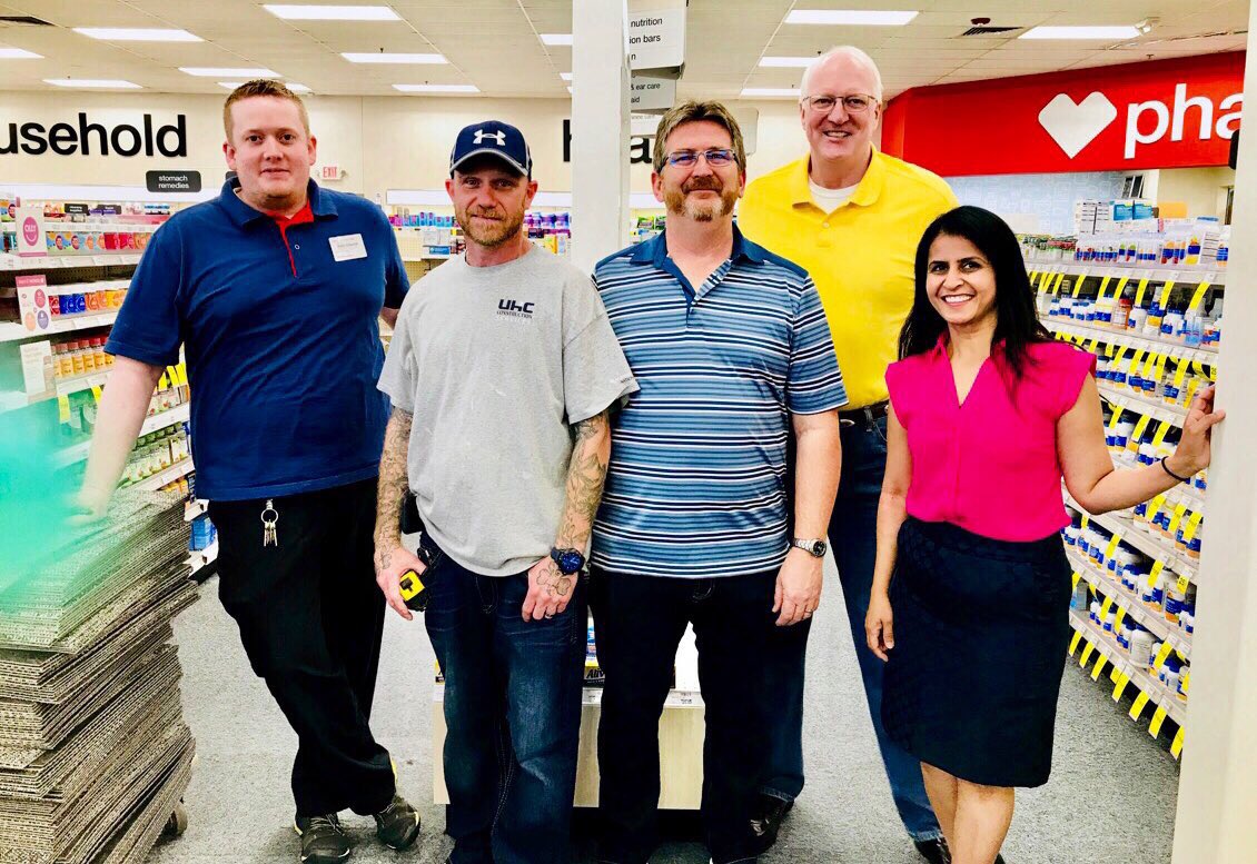 THH Remodel #8440# final punch walk#Great team work across boundaries#Lot done , lot to look forward ❤️