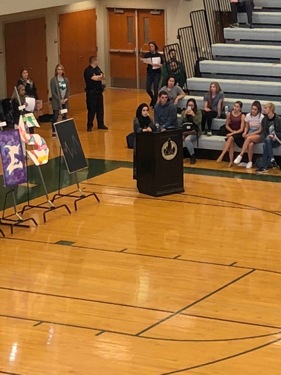 JPPendleton01's tweet photo. Houda Derbas crushing “her story” with an amazing metaphor at the BVSW Diversity assembly. https://t.co/hRenOMRW9B