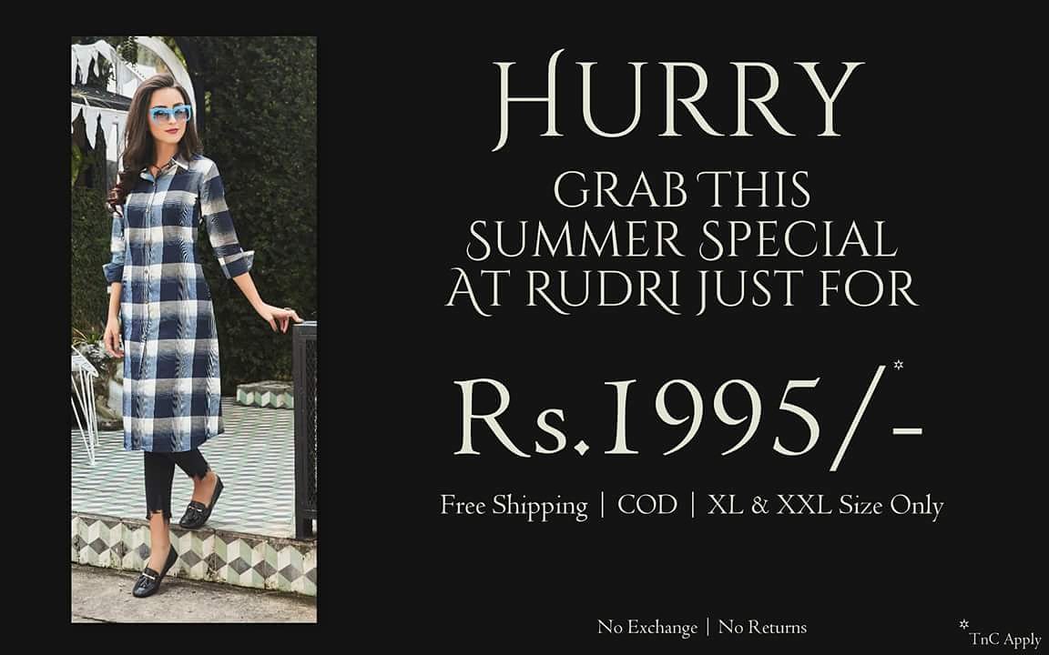 RudriIndia's tweet photo. FLASH OFFER !!
Just For You. Inbox us your orders. Limited Quantity
#RudriStores #designer #shopping #mumbai #traditional #fashion #ethnic #Partywear #onlineshopping #india #Kurtis #KurtisOnline #RudriLabel #ShopOnline #MumbaiBloggers #BloggersIndia https://t.co/P1t2GgZ65O