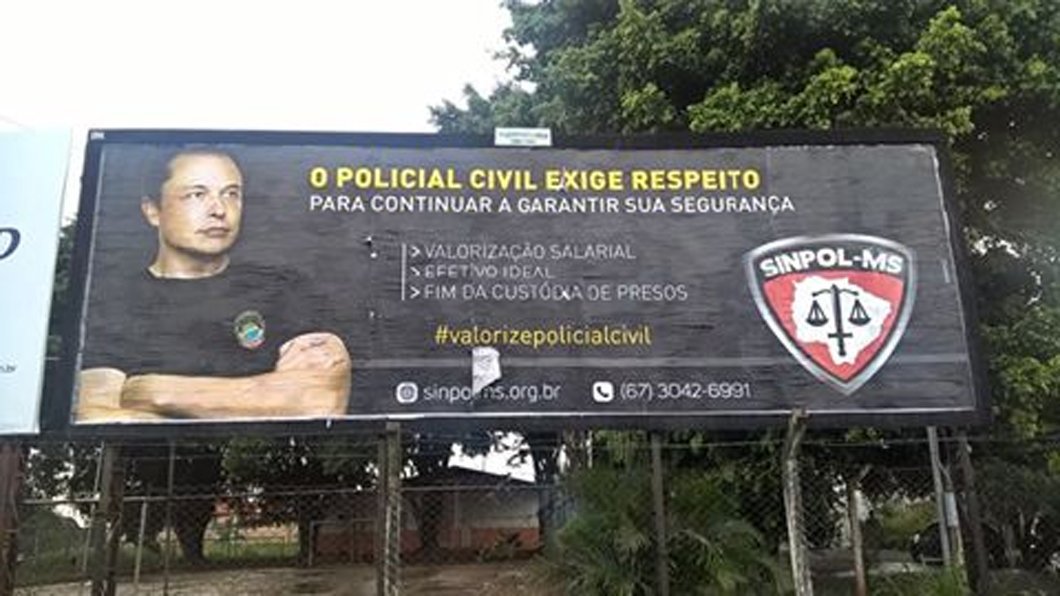Hey <a href="/elonmusk/">Elon Musk</a>, you are police officer in Brazil too?