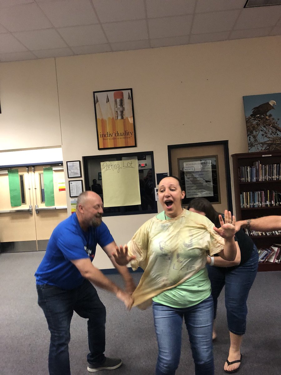 dr_dhart's tweet photo. Last team building activity for @BTMSeagles Spring PL. be the first team to have a member wear the frozen t shirt. Ready, go! https://t.co/SeIUH7bDAD