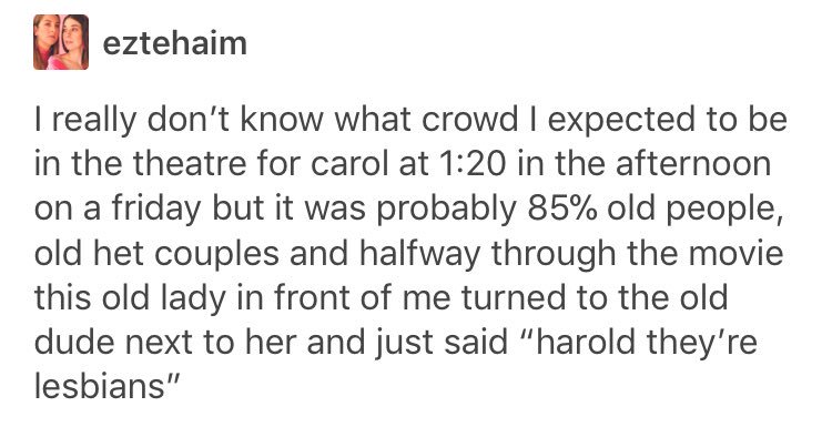 49. i truly hope the legacy of ‘harold they’re lesbians’ will live on forever