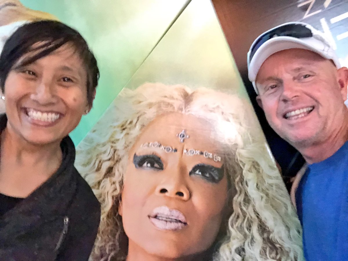 RichOnOWN's tweet photo. Brilliant @ava ! Just saw #WrinkleInTime with @LianaLehua ! Hey #mrswhich! @Oprah https://t.co/OTtzkxjPse