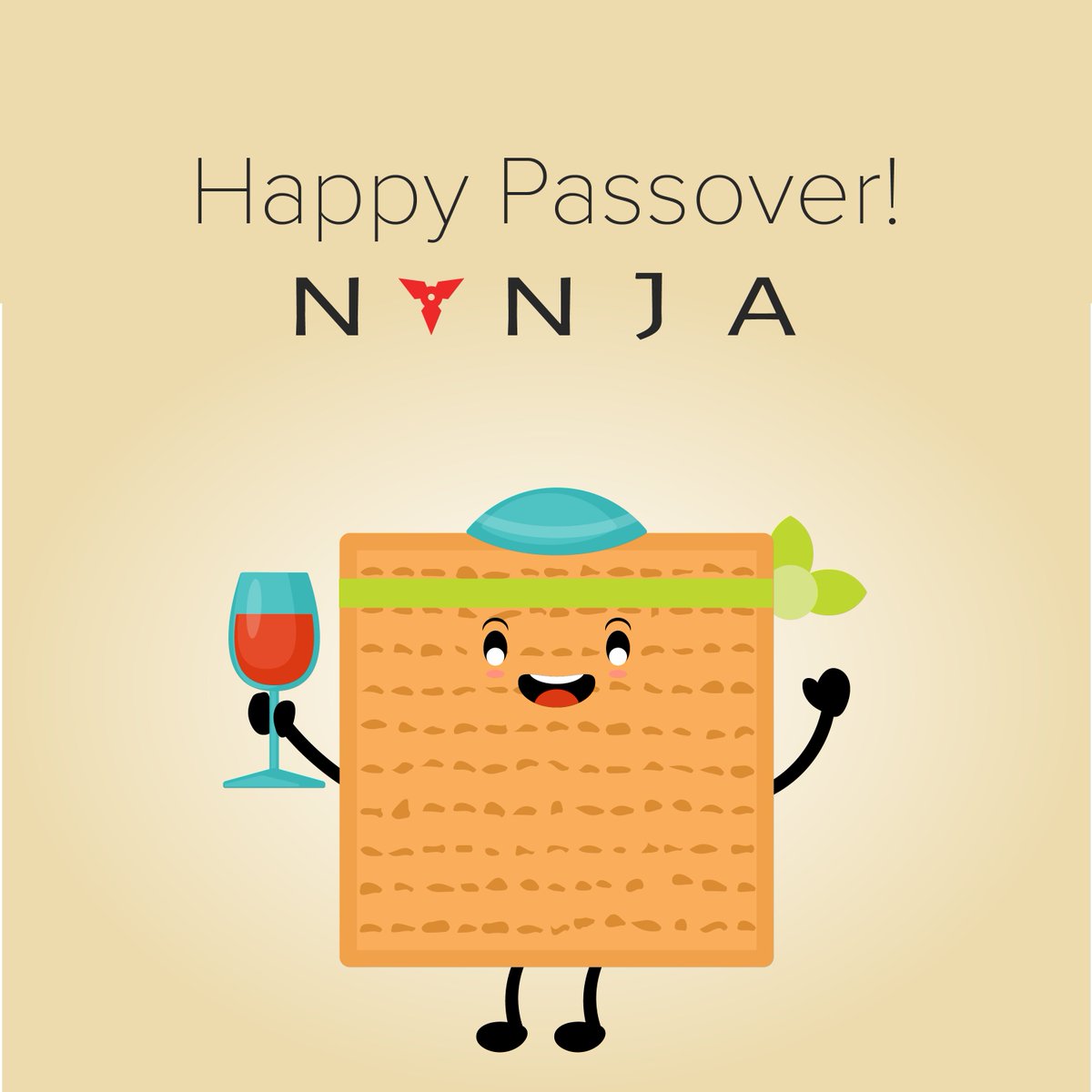 gonynja's tweet image. Wishing our friends a Happy Passover the NYNJA way! #OpenUnity