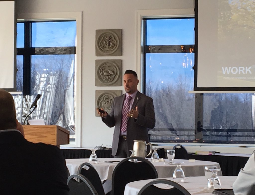 Can I just take a second to say how inspiring @carrayacgcs presentation was!?!? 🙌🏻 Thank you for making the trek to Wisconsin for the <a href="/WGCSA/">Wisconsin GCSA</a> Assistant Superindent Seminar!  #feelinginspired #readyfortheseason #turflife #workplaceculturematters