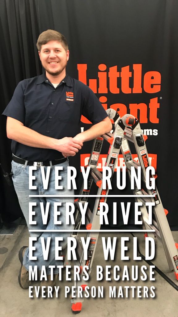 littlegiant's tweet photo. Over 400 people died in 2017 from a ladder fail. Get the right tools for the job and practice ladder safety so you can come home safely after every job.

Little Giant employees prevent injuries and save lives #BreaktheStatistic

#LadderSafetyMonth @LadderMonth @American_Ladder https://t.co/fgcS8NIb30