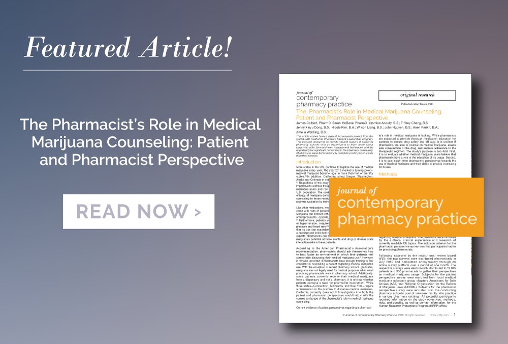 Journal of Contemporary Pharmacy Practice tweet media