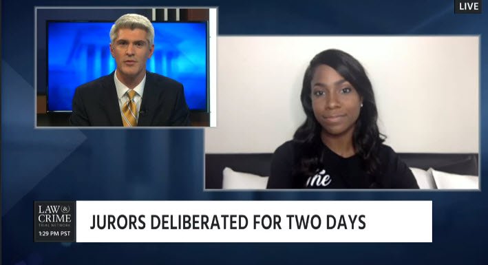 LawCrimeNetwork's tweet image. #PulseShooting - Shooting survivor Patience Carter speaking to @AKellerLawCrime now.  Watch live: lawandcrime.com/live-trials/li…