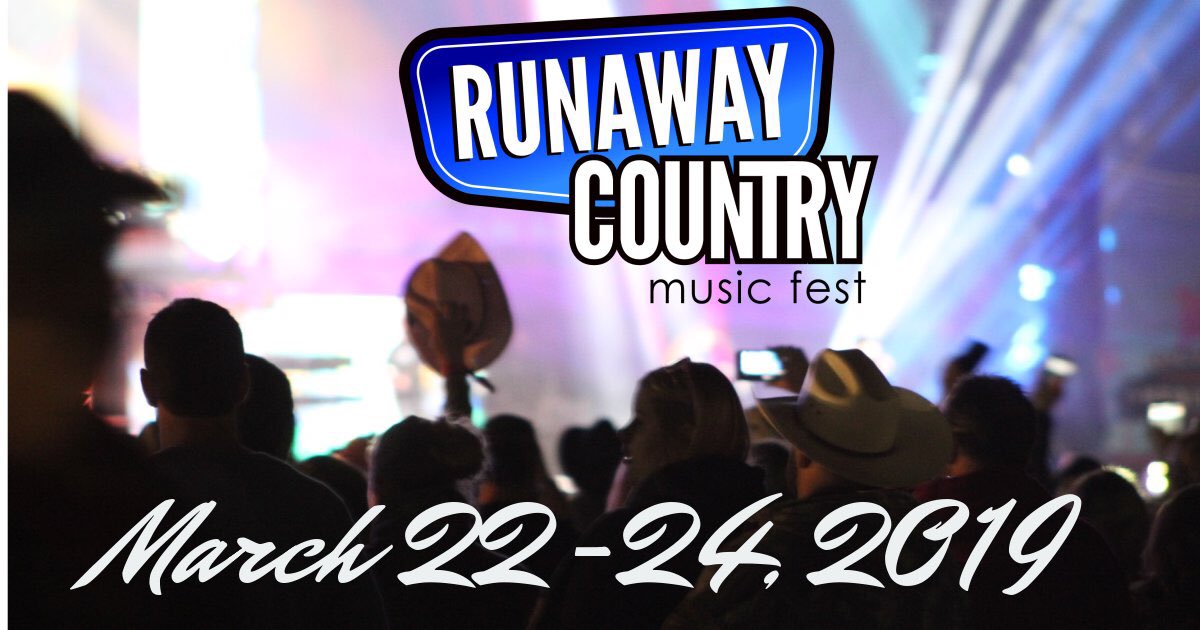 RunawayCountry's tweet photo. 9th Annual Runaway Country Music Fest Dates are Set! https://t.co/McD4hHz06N