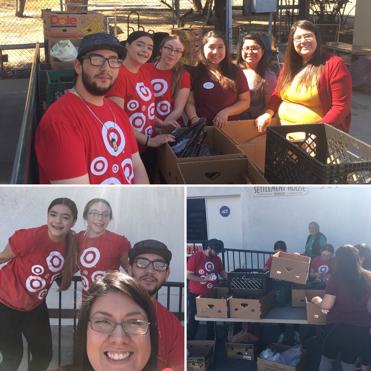 Volunteer Day at our local Settlement House! #TargetGivesBack #TargetVolunteers #WorkSomewhereYou❤️