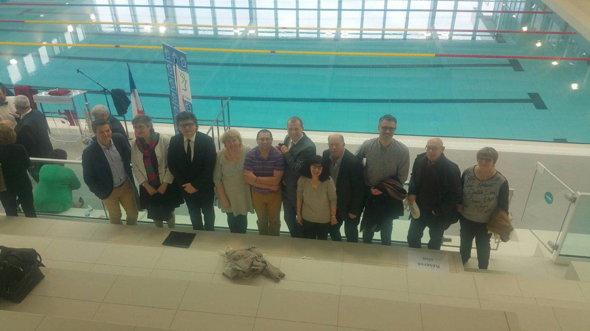 MercinEtVaux's tweet photo. Les élus mercinois étaient présents lors de l'inauguration du #complexeaquatique du @grandsoissons à @MercinEtVaux https://t.co/jjG8wmme5v