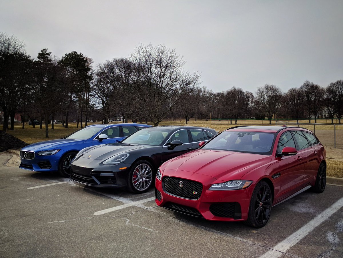 This week @therealautoblog... #volvo #v90 #porsche #panamera #sportturismo #jaguar #xf #sportbrake